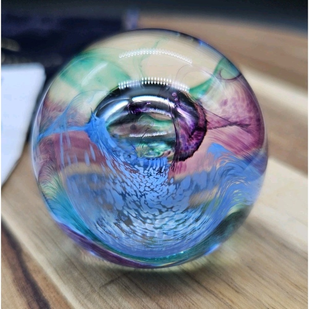 Caithness Art Glass Mooncrystal Paperweight